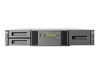 HPE StorageWorks MSL2024 Ultrium 920 - Bandbibliotek - 9.6 TB / 19.2 TB - platser: 24 - LTO Ultrium ( 400 GB / 800 GB ) x 1 - Ultrium 3 - högsta antal enheter: 1 - SAS - kan monteras i rack - 2U - streckkodsläsare AP706AM