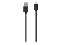 Belkin MIXIT - USB-kabel - mikro-USB typ B (hane) till USB (hane) - 2 m - svart F2CU012QBT2MBLK
