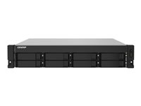 QNAP TS-832PXU-RP - NAS-server - 8 fack - 48 TB - kan monteras i rack - SATA 6Gb/s - HDD 6 TB x 8 - RAID RAID 0, 1, 5, 6, 10, 50, JBOD, 60 - RAM 4 GB - 2.5 Gigabit Ethernet / 10 Gigabit Ethernet - iSCSI support - 2U TS-832PXU-RP-4G+8XST6000VN001