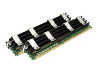 Kingston - DDR2 - sats - 8 GB: 2 x 4 GB - FB-DIMM 240-pin - 667 MHz / PC2-5300 - Fullt buffrat - ECC KTA-MP667AK2/8G