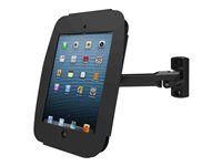 Compulocks Space Swing Arm iPad 12.9" Wall Mount Black - Hölje - Antistöld - för surfplatta - låsbar - höggradig aluminium - svart - för Apple 12.9-inch iPad Pro (1:a generation, 2a generation) 827B290SENB