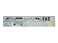 Cisco 2911 Voice Security and CUBE Bundle - Router - röst/faxmodul - GigE - WAN-portar: 3 C2911-VSEC-CUBE/K9
