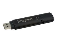 Kingston DataTraveler 4000 Management-Ready - USB flash-enhet - krypterat - 8 GB - USB 2.0 - FIPS 140-2 Level 2 - TAA-kompatibel DT4000M-R/8GB
