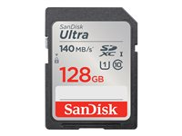 SanDisk Ultra - Flash-minneskort - 128 GB - Class 10 - SDHC UHS-I SDSDUNB-128G-GN6IN
