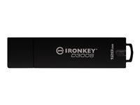 IronKey D300S - USB flash-enhet - krypterat - 128 GB - USB 3.1 Gen 1 - FIPS 140-2 Level 3 - TAA-kompatibel IKD300S/128GB
