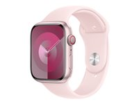 Apple - Band för smart klocka - 45 mm - storlek S/M - Light Pink MT3U3ZM/A