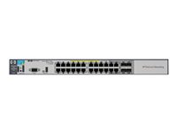 HPE 3500-24-PoE Switch - Switch - Administrerad - 20 x 10/100 + 4 x kombinations-Gigabit SFP - rackmonterbar - PoE J9471A#ABB