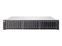 HPE Modular Smart Array 1040 Dual Controller SFF Bundle - Hårddiskarray - 2.4 TB - 24 fack ( SAS-2 ) - 4 x HDD 600 GB - iSCSI (10 GbE) (extern) - kan monteras i rack - 2U - Top Value Lite G7Z50A