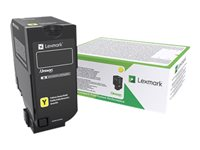 Lexmark - Gul - original - tonerkassett LCCP, Lexmark Corporate - för Lexmark CS720de, CS720dte, CS725de, CS725dte, CX725de, CX725dhe, CX725dthe 74C20YE
