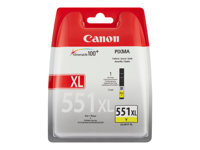 Canon CLI-551Y XL - 11 ml - Lång livslängd - gul - original - förpackning med stöldmärkning - bläcktank - för PIXMA iP8750, iX6850, MG5550, MG5650, MG5655, MG6450, MG6650, MG7150, MG7550, MX725, MX925 6446B004