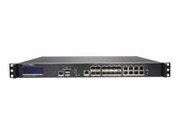 SonicWall SuperMassive 9200 - Advanced - säkerhetsfunktion - med 1 års TotalSecure - 10GbE - 1U - kan monteras i rack 01-SSC-1717