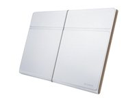 Sony SGP-CV3 - Skydd för surfplatta - genuint läder - vit - för Sony Tablet S SGPT123JP; Xperia Tablet S SGPCV3/W.AE