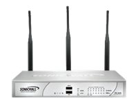 SonicWall TZ 215 Wireless-N - Säkerhetsfunktion - med 2 års SonicWALL Comprehensive Gateway Security Suite - 1GbE - Wi-Fi - 2.4 GHz, 5 GHz - SonicWALL Secure Upgrade Plus Program 01-SSC-4974