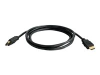 C2G 0.5m High Speed HDMI Cable with Ethernet - 4k - UltraHD - HDMI-kabel med Ethernet - HDMI hane till HDMI hane - 50 cm - skärmad - svart 82024