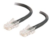 C2G Cat5e Non-Booted Unshielded (UTP) Network Patch Cable - Patch-kabel - RJ-45 (hane) till RJ-45 (hane) - 3 m - UTP - CAT 5e - tvinnad, enhetsstart - svart 83044