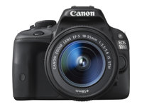 Canon EOS 100D - Digitalkamera - SLR - 18.0 MP - APS-C - 1 080 p / 30 fps - 3x optisk zoom EF-S 18-55 mm IS STM lins - svart 8576B024