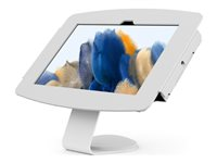 Compulocks Galaxy Tab A8 10.5" Space Enclosure Core Counter Stand or Wall Mount - Monteringssats (ställ) - 45° visningsvinkel - för surfplatta - låsbar - aluminium, stål - vit - skärmstorlek: 10.5" - monteringsgränssnitt: 100 x 100 mm - väggmonterbar, bänk - för Samsung Galaxy Tab A8 111W105GA8SW