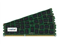 Crucial - DDR3 - sats - 96 GB: 3 x 32 GB - DIMM 240-pin - 1066 MHz / PC3-8500 - CL7 - 1.35 V - registrerad - ECC CT3K32G3ERSLQ41067