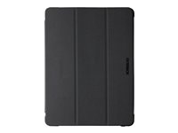 OtterBox React Series - Skärmskydd för surfplatta - med pennhållare - svart - för Apple 10.2-inch iPad (8:e generation, 9:e generation) 77-92197