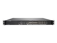 SonicWall NSa 6600 - Säkerhetsfunktion - begränsad licensanvändning - 10GbE - 1U - kan monteras i rack 01-SSC-1096