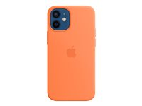 Apple - Baksidesskydd för mobiltelefon - med MagSafe - silikon - kumquat - för iPhone 12 mini MHKN3ZM/A