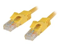 C2G Cat6 Booted Unshielded (UTP) Network Patch Cable - Patch-kabel - RJ-45 (hane) till RJ-45 (hane) - 5 m - UTP - CAT 6 - formpressad, hakfri, tvinnad - gul 83470