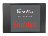 SanDisk Ultra Plus - SSD - 128 GB - inbyggd - 2.5" (i 3,5-tums hållare) - SATA 6Gb/s SDSSDHP-128G-G26