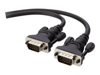 Belkin PRO Series VGA Monitor Signal Replacement Cable - VGA-kabel - HD-15 (VGA) (hane) till HD-15 (VGA) (hane) - 3 m - formpressad, tvinnad, tumskruvar F2N028B10