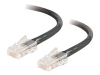 C2G Cat5e Non-Booted Unshielded (UTP) Network Patch Cable - Patch-kabel - RJ-45 (hane) till RJ-45 (hane) - 10 m - UTP - CAT 5e - tvinnad, enhetsstart - svart 83047