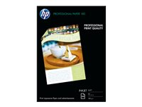 HP Brochure and Flyer Paper - Matt - A4 (210 x 297 mm) - 180 g/m² - 100 ark papper - för Envy 50XX, 7645; Officejet 52XX, 6000 E609, 7500; Photosmart B110, Wireless B110 Q6592A