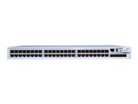 HPE 4500-48 Switch - Switch - L3 - Administrerad - 48 x 10/100 + 2 x kombinations-Gigabit SFP - rackmonterbar JE046A
