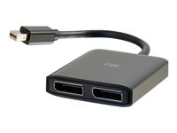C2G Mini DisplayPort 1.2 to Dual DisplayPort MST Hub - Video/audiosplitter - 2 x DisplayPort - skrivbordsmodell 84290
