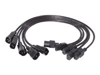 APC - Strömkabel - power IEC 60320 C13 till IEC 60320 C14 - 61 cm - svart AP9890