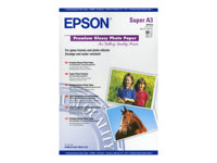 Epson Premium - Blank - Super A3/B (330 x 483 mm) - 255 g/m² - 20 ark fotopapper - för SureColor SC-P700, P7500, P900, P9500, T2100, T3100, T3400, T3405, T5100, T5400, T5405 C13S041316