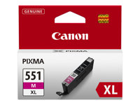 Canon CLI-551M XL - 11 ml - Lång livslängd - magenta - original - bläcktank - för PIXMA iP8750, iX6850, MG5550, MG5650, MG5655, MG6450, MG6650, MG7150, MG7550, MX725, MX925 6445B001