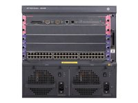 HPE FlexNetwork 7503 - Switch - L4-L7 - Administrerad - 48 x 10/100/1000 + 2 x XFP - rackmonterbar - PoE+ JG507A