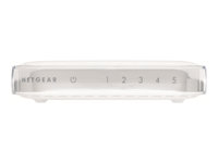 NETGEAR GS605 5-Port Gigabit Desktop Switch - Switch - ohanterad - 5 x 10/100/1000 - skrivbordsmodell GS605-300PES