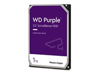 WD Purple WD11PURZ - Hårddisk - 1 TB - inbyggd - 3.5" - SATA 6Gb/s - buffert: 64 MB WD11PURZ