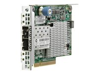 HPE 530FLR-SFP+ - Nätverksadapter - PCIe 2.0 x8 - 10Gb Ethernet x 2 - för ProLiant DL360p Gen8, DL385p Gen8, DL388p Gen8, DL560 Gen8, SL250s Gen8, SL270s Gen8 647581-B21