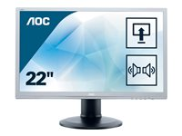 AOC e2260Pdas - LED-skärm - 22" E2260PDAS