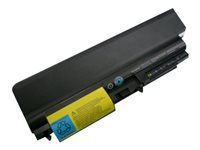 Lenovo - Batteri för bärbar dator (hög kapacitet) - litiumjon - 9-cells - 7800 mAh - för ThinkPad R400; R61; R61i; R61u; T400; T61; T61u 43R2499