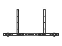 Multibrackets M - Monteringskomponent (universalmontering) - för soundbar - kraftigt stål - svart - skärmstorlek: 55"-110" - monteringsgränssnitt: upp till 600 x 400 mm - nedanför skärmen 7350073737895