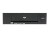 HPE RDX Removable Disk Backup System DL Server Module - Diskenhet - RDX - USB 2.0 - intern - 5.25" - med 160 GB-kassett - för HPE ProLiant DL380 G6, DL380 G7, DL385 G6, DL385 G7 AP724A