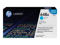 HP 648A - Cyan - original - LaserJet - tonerkassett (CE261A) - för Color LaserJet Enterprise CP4025dn, CP4025n, CP4525dn, CP4525n, CP4525xh CE261A
