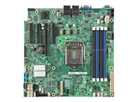 Intel Server Board S1200V3RPL - Moderkort - micro ATX - LGA1150-uttag - C226 Chipuppsättning - USB 3.0 - 2 x Gigabit LAN - inbyggda grafiken DBS1200V3RPL