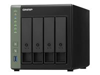 QNAP TS-431KX - NAS-server - 4 fack - 32 TB - SATA 6Gb/s - HDD 8 TB x 4 - RAID RAID 0, 1, 5, 6, 10, JBOD - RAM 2 GB - Gigabit Ethernet / 10 Gigabit Ethernet - iSCSI support TS-431KX-2G+4XHDWG480UZSVA