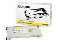 Lexmark - Gul - original - tonerkassett - för Lexmark C510, C510dn, C510dtn, C510n, C510tn 20K0502
