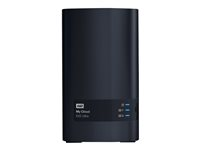 WD My Cloud EX2 Ultra WDBVBZ0320JCH - Personlig molnlagringsenhet - 2 fack - 32 TB - HDD 16 TB x 2 - RAID RAID 0, 1, JBOD - RAM 1 GB - Gigabit Ethernet - iSCSI support WDBVBZ0320JCH-EESN