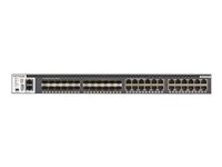 NETGEAR M4300-24X24F - Switch - L3 - Administrerad - 24 x 10/100/1000/10000 + 24 x 10 Gigabit SFP+ - främre till bakre luftflöde - rackmonterbar XSM4348S-100NES