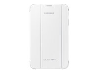 Samsung Book Cover EF-BT310B - Vikbart fodral för surfplatta - vit - 8" - för Galaxy Tab 3 (8 tum) EF-BT310BWEGWW